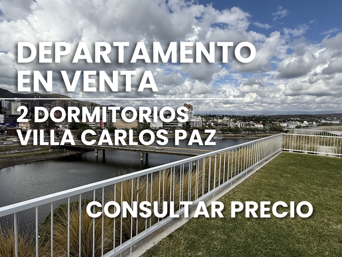 VILLA CARLOS PAZ DEPARTAMENTO EN VENTA 2 DORMITORIOS STEFANO V
